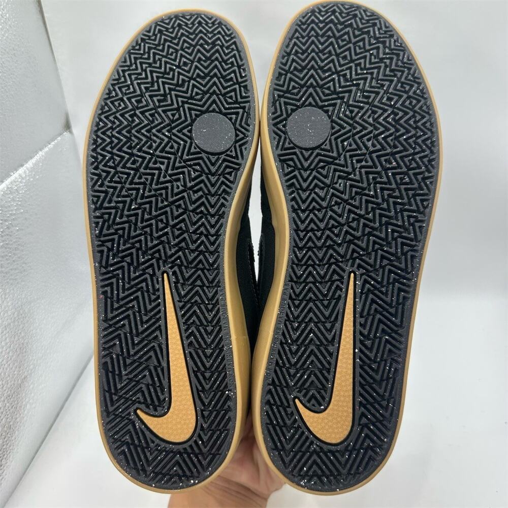 Nike SB Check Canvas Skate Shoes Black Gum Low Top Lace Up | Youth 7 / 8.5W - Picture 7 of 8